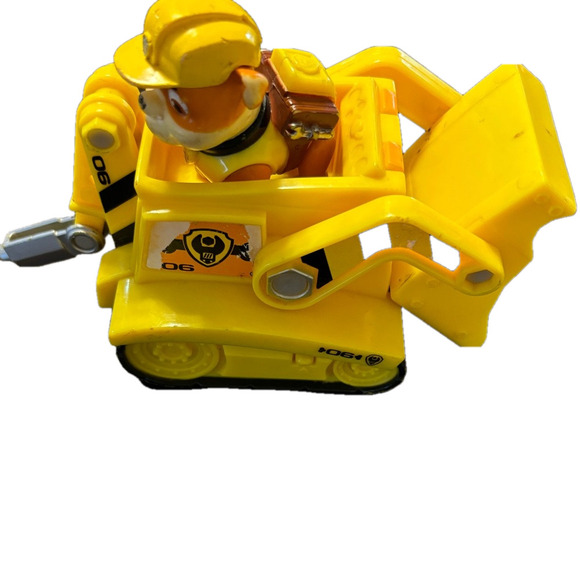 Paw Patrol Rubble construction pup with bulldozer drill vehicle - Picture 1 of 8